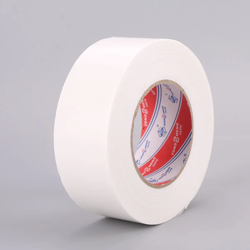 White glue Tissue Mounting Tape Double Sided Foam Tape for garment usage