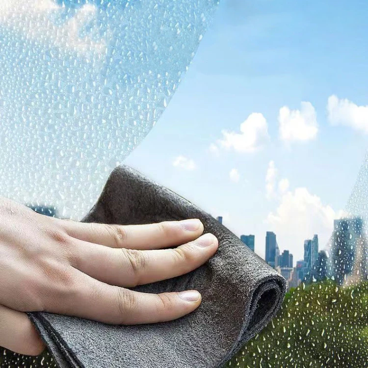 Custom commercial car microfiber cleaning cloth bleach resistant weft microfiber deep cleaning cloth for car washing streak free