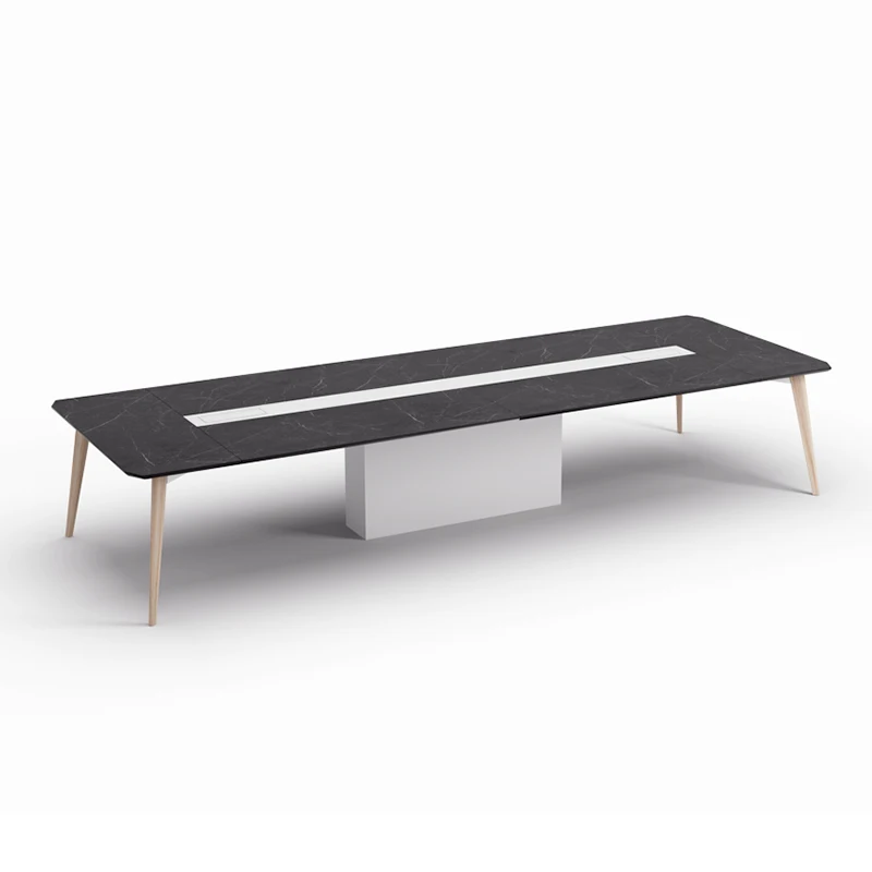 Офисная мебель стол для конференц-зала современный офисный встреч с гнездом