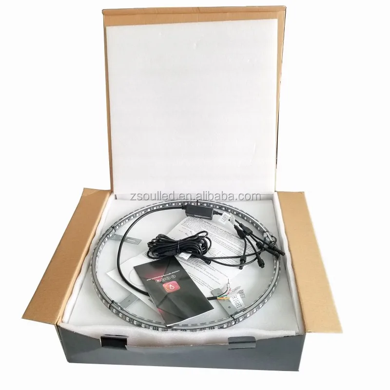 Color Flashing LED motorcycle Ring Light kit 4x4 buggy wheel decoration light