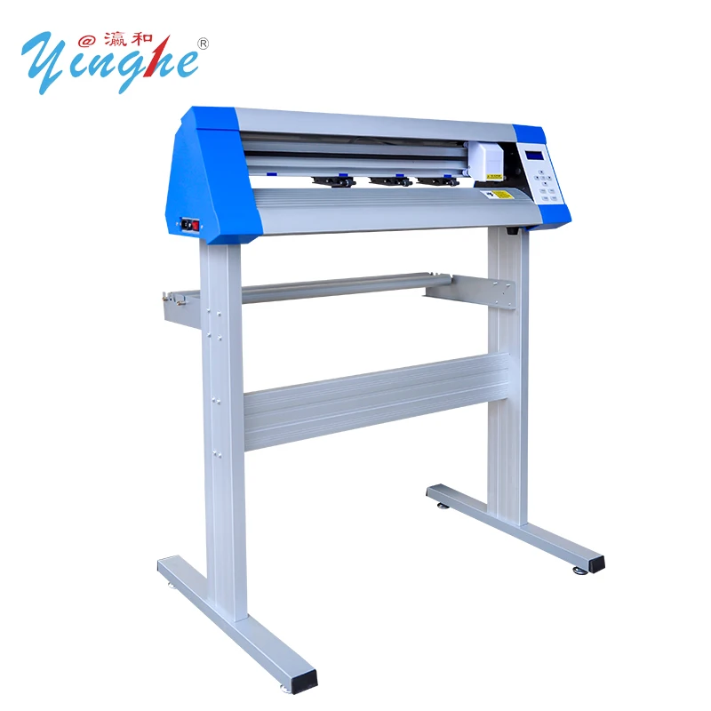 Yinghe 630G Contour Cutting Plotter Automatic Laser Position Paper Vinyl Mobile Sticker Printing Machine Cheap price USB Using