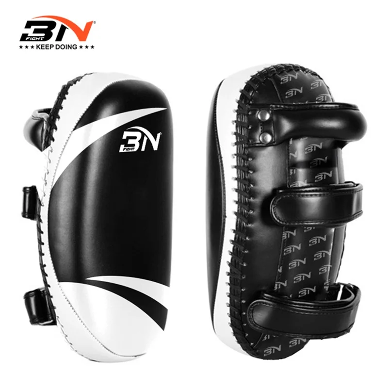 BN PU Leather Foot Target Pad Muay Thai Kick Boxing Taekwondo Sanda Martial Arts Training Pad Punch