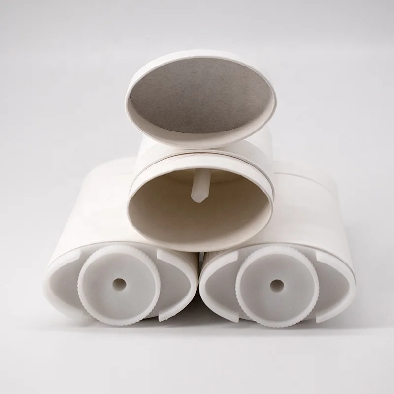 Перерабатываемый овальный контейнер для дезодоранта пустой из крафтовой бумаги цилиндрические коробки Овальный дезодорант масляного масла упаковка