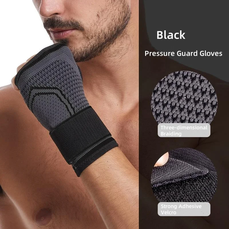 Sports Fitness Professional Unisex Nylon Breathable Compression Adjustable Adult Guard Wrist Support For Weightlifting