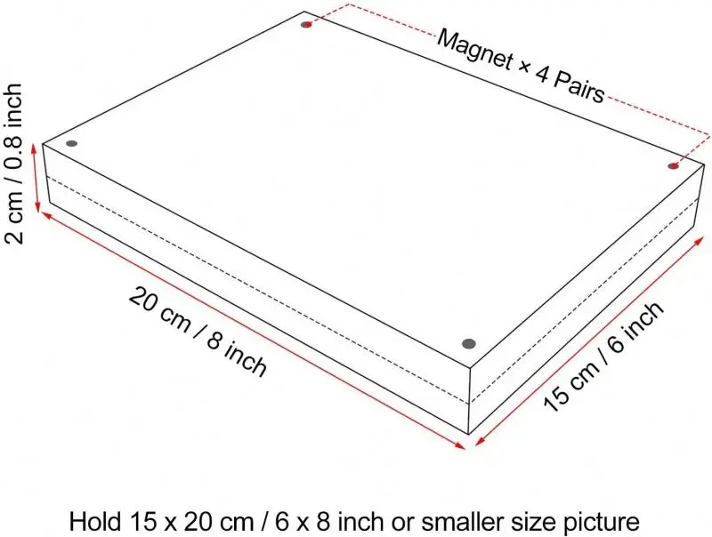 Spring Sign magnetic acrylic photo frame acrylic block photo frame