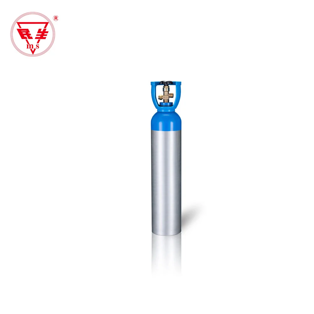 Hot Selling 10L Small Portable Co2 Aluminium Cylinder Oxygen Gas Cylinder