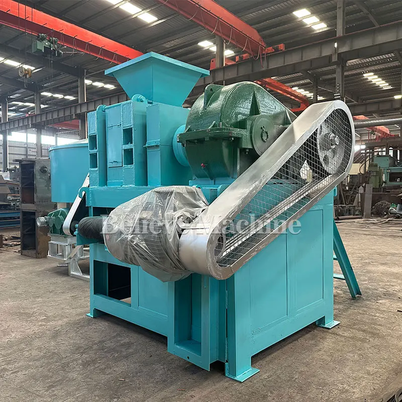 Believe Machinery bbq charcoal coal powder coconut charcoal wood briquettes making machine briquette press machine price factory
