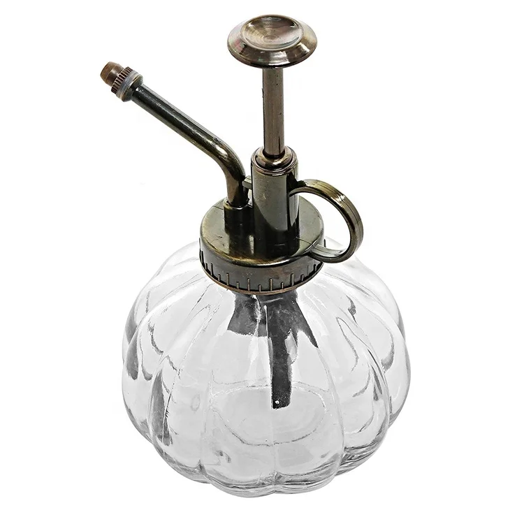 stocked several kinds garden home hotel shop sprayer round shape pumpkin styles with luxury push press gold bronze cap 250ml