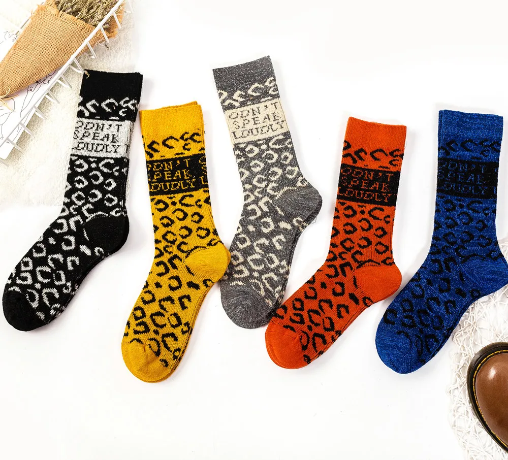 Woolen Knitting 100% Cashmere Alpaca Wool Crew Socks Yarn Men