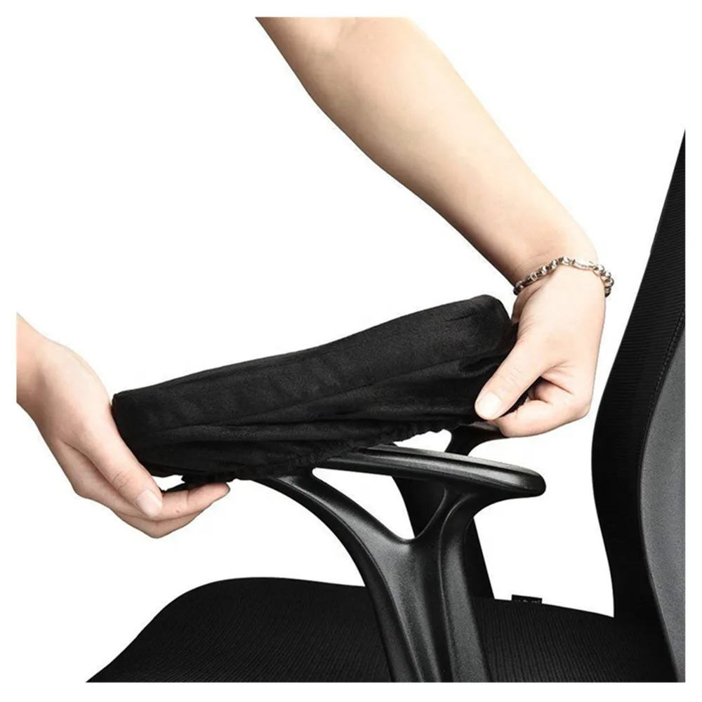 Накладки на подлокотники офисных стульев из пены с эффектом памяти, мягкие налокотники для снятия давления на локтях и предплечья