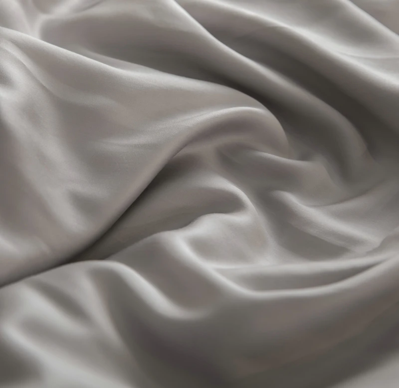  Экологичное постельное белье серого цвета tencel lyocell ткань 60S * 80S