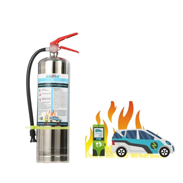 2024 New chemical extinguisher for li-ion battery fire extinguisher Canton fair Recommendation