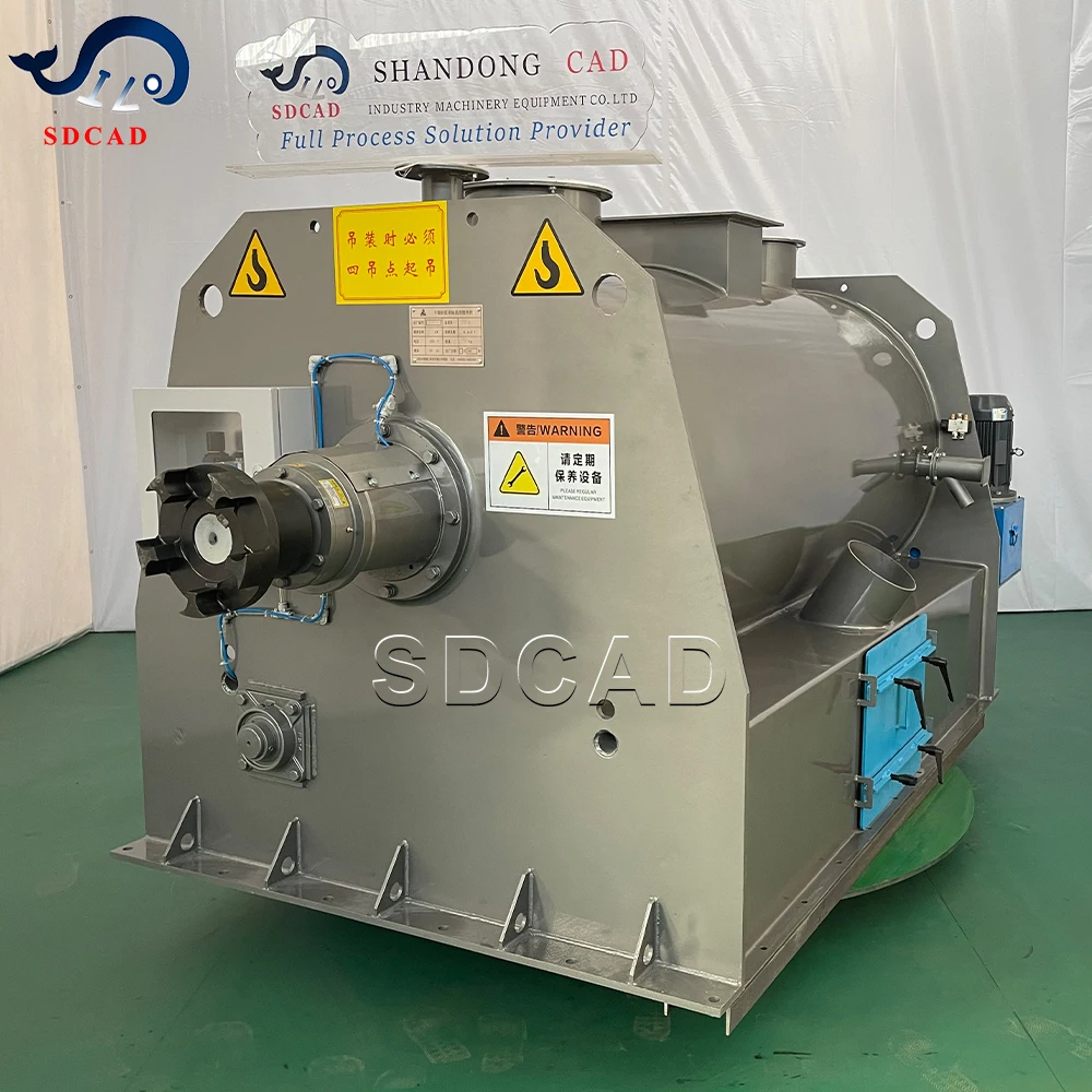 SDCAD plough coulter semi-stainless steel dry powder mortars insulation mortar Ribbon mixer