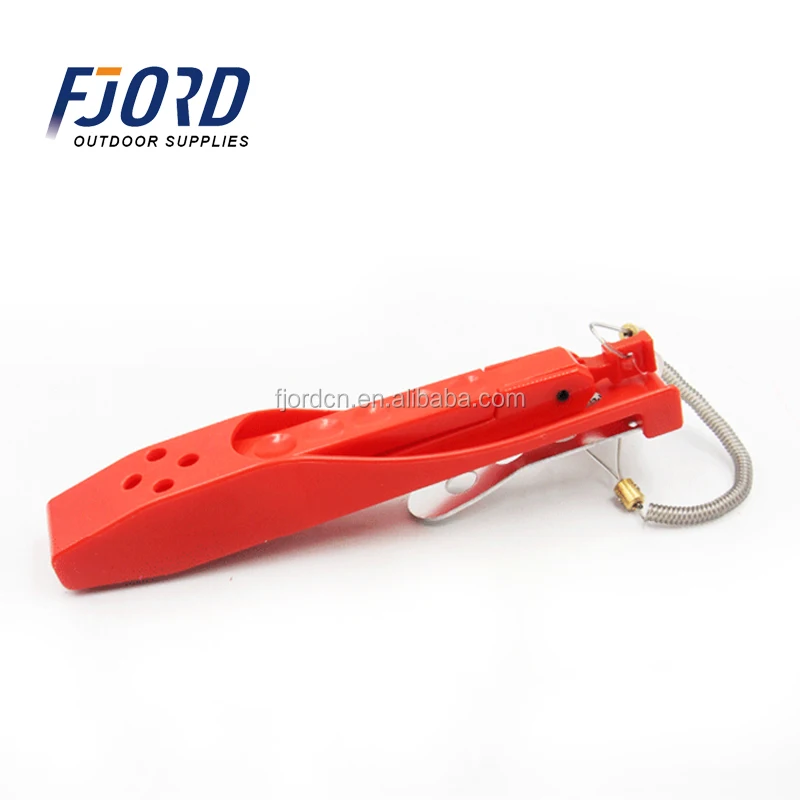 FJORD Portable Plastic Fish Grippers Fish Lip Grip Pliers with Lanyard Convenient Grabber Keeper for Streaming
