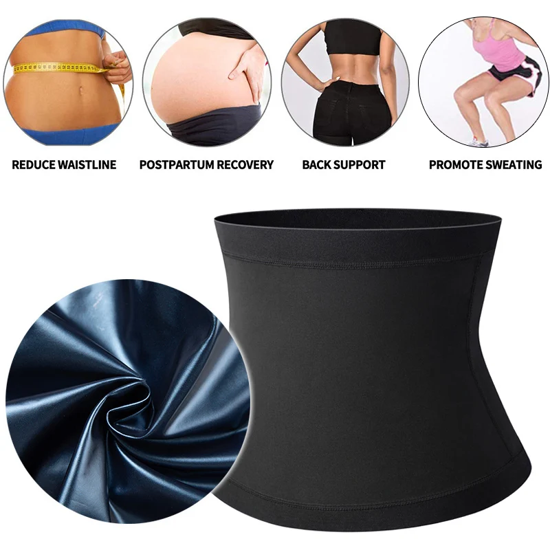 wholesale custom women sauna waist cincher sweat slim belt waist trainer neoprene