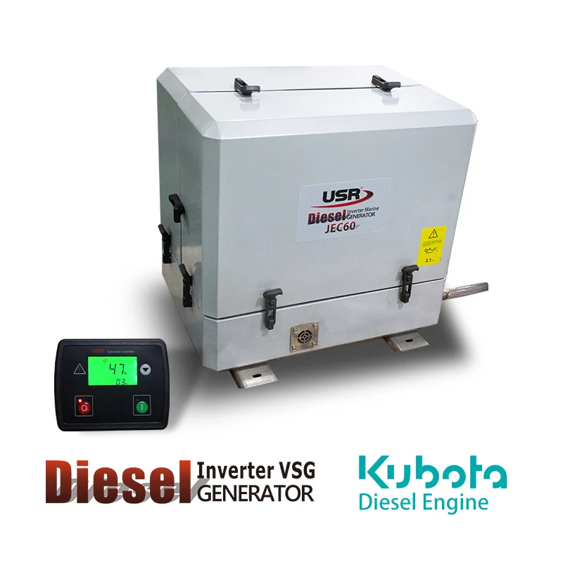 China factory direct silent electrical industrial equipement diesel marine generators with Kubota engine with good price