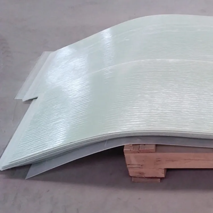 1.5mm thickness Gel Coated Transparent Fiberglass Composite FRP GRP flat plate  in roll for window