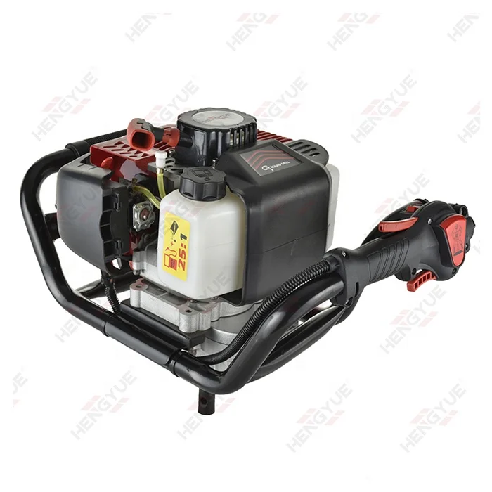 
modern agricultural tools 52cc earth drill hand operated auger hole digging machine 