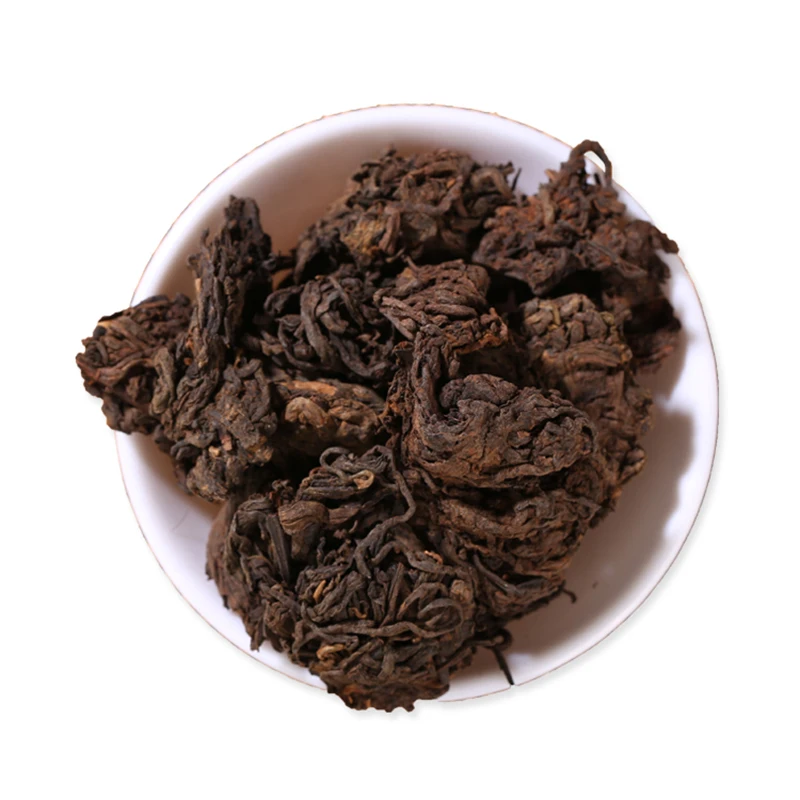
2013 years mellow taste laochatou puer tea,fermented yunnan puer tea 