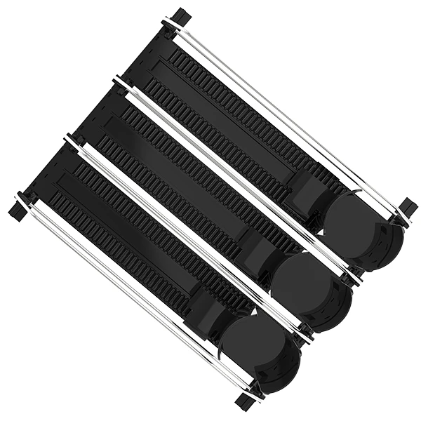 Soda Can Organizer Drink Fridge Grocery Store Shelf Pushers Divider Spring System