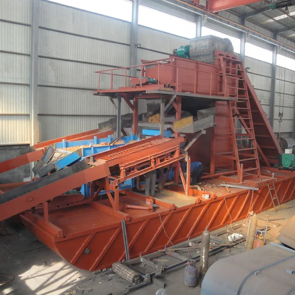 gold dredging boat/diamond mining machinery/gold mining equipment