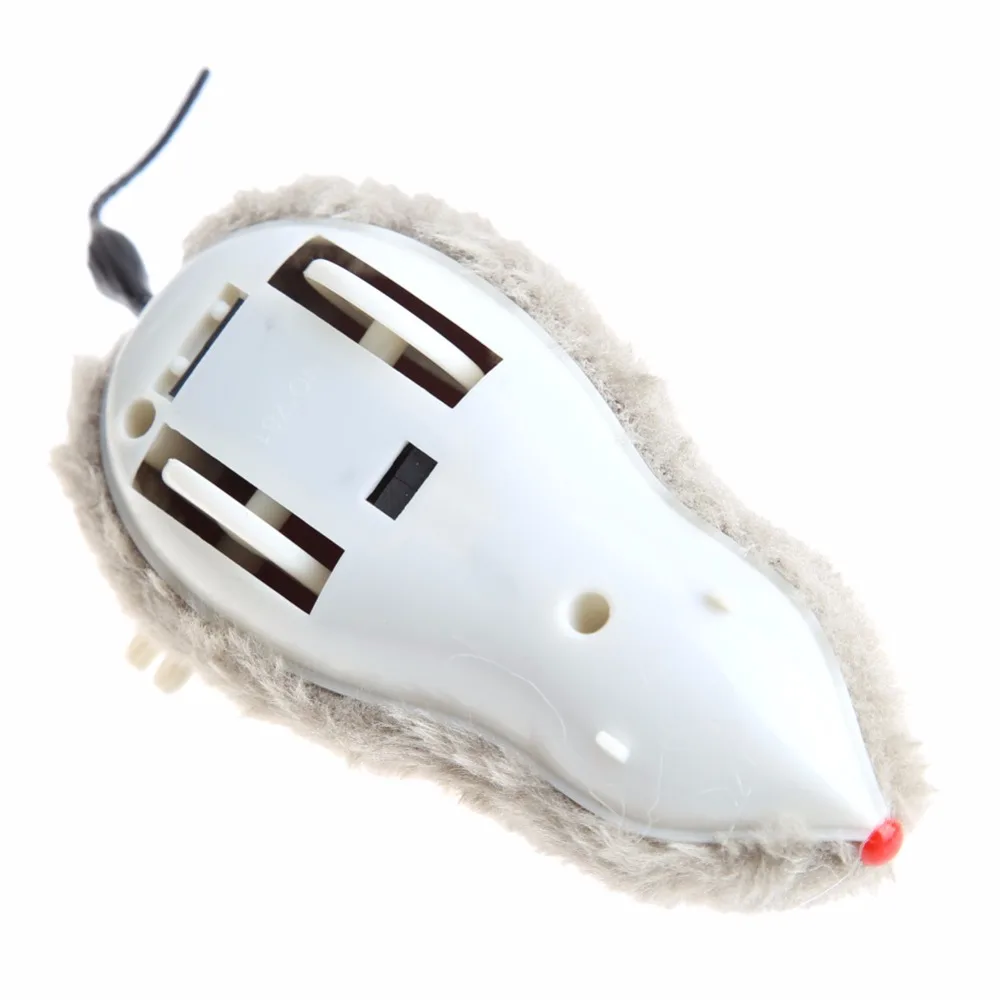 
funny RC toy wireless winding mechanism mouse cat plush toy 
