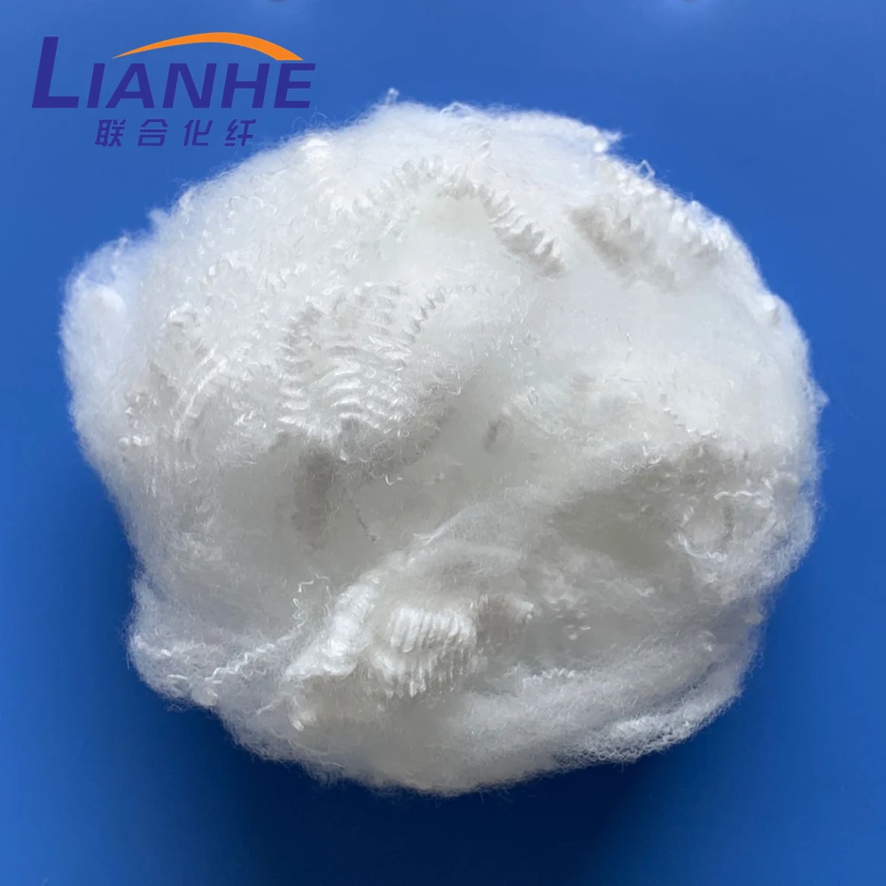 High quality raw white virgin polyester stable fiber With best price