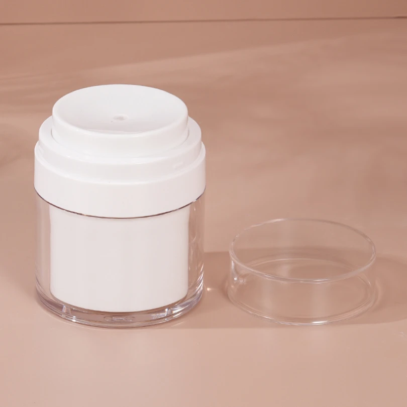 High quality plastic cosmetic cream containers jar  50g 50ml plastic jar cosmetic packaging container
