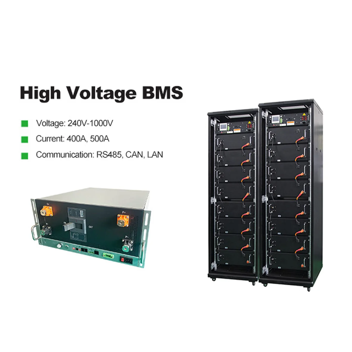 Factory price GCE high voltage  BMS with CAN/RS485 Communication for UPS and BESS ESS