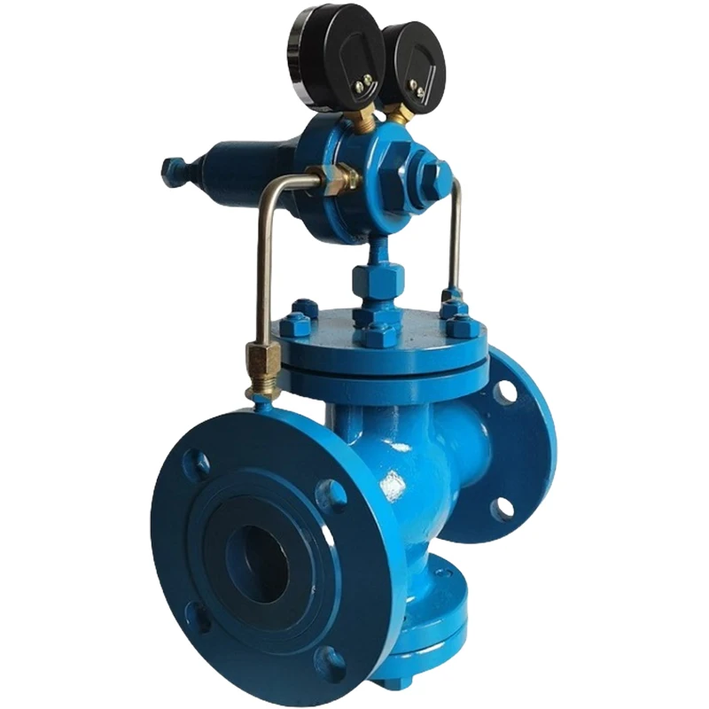 Flange Connection Straight Through Manual Adjustment Cast Steel High Pressure Gas Reducing Valve