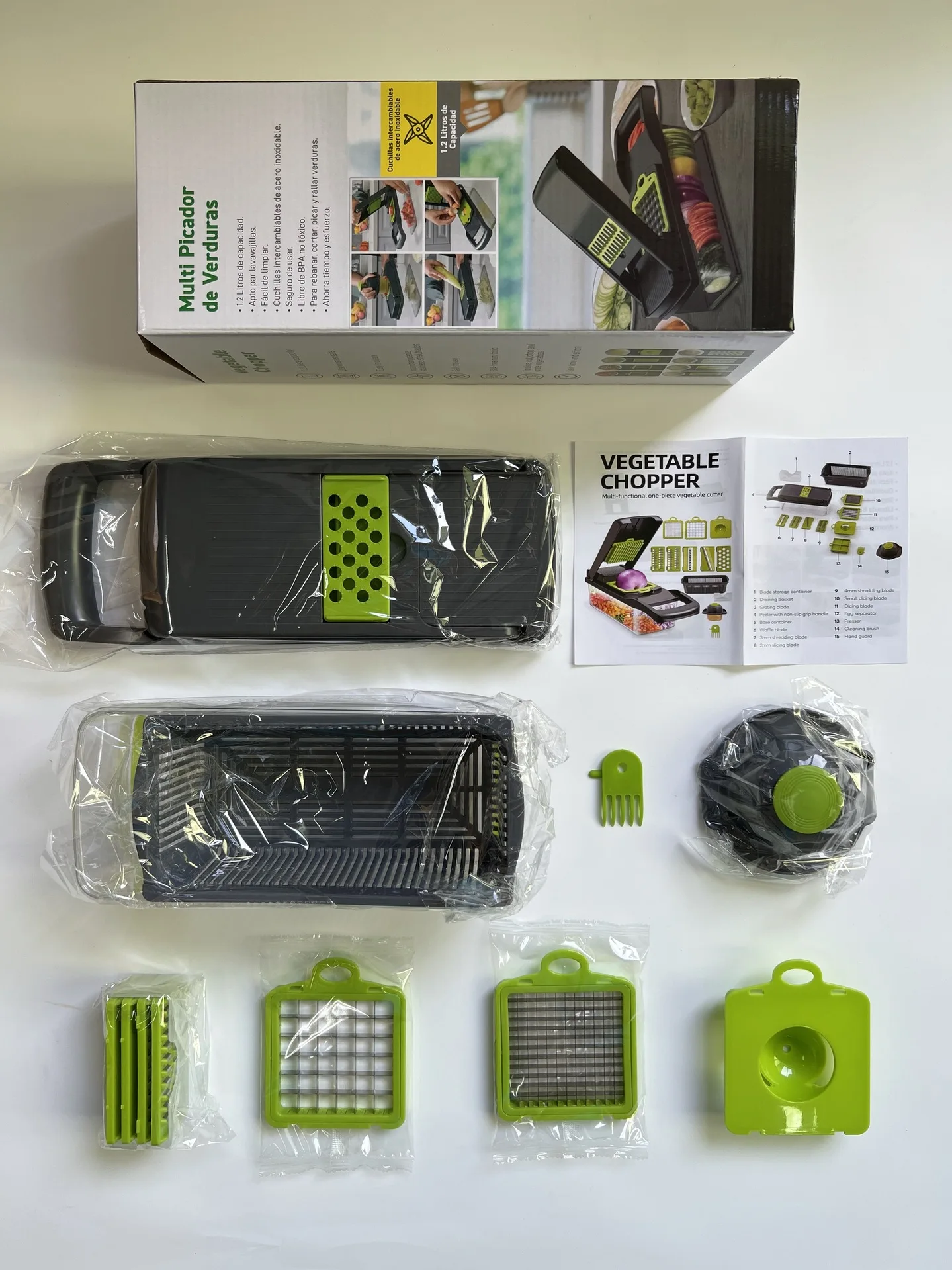 Kitchen Tools Multi-Functional Fruit Cutter Slicer 16 in 1 Onion Garlic Manual Food Processor Vegetable Choppers