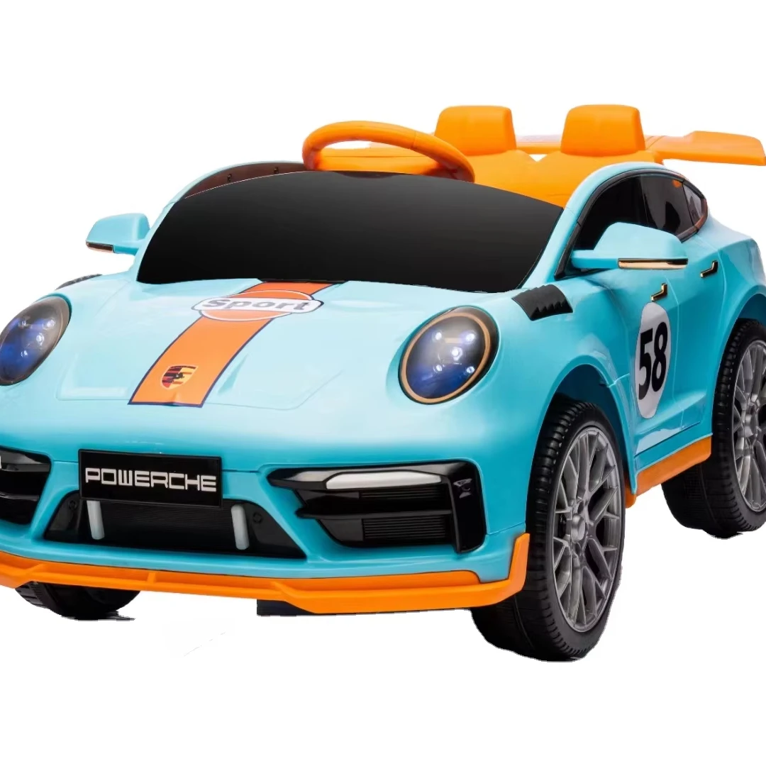 Unisex 12V Electric Toy Car for Kids 3-14 Battery Operated Plastic Ride-On with Small Wheels for Wholesale Promotion Gift