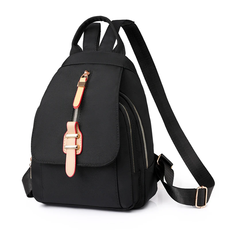 Anti Theft Backpacks For Women College Travel Bag Zipper Female School Bags for Girls Nylon Waterproof