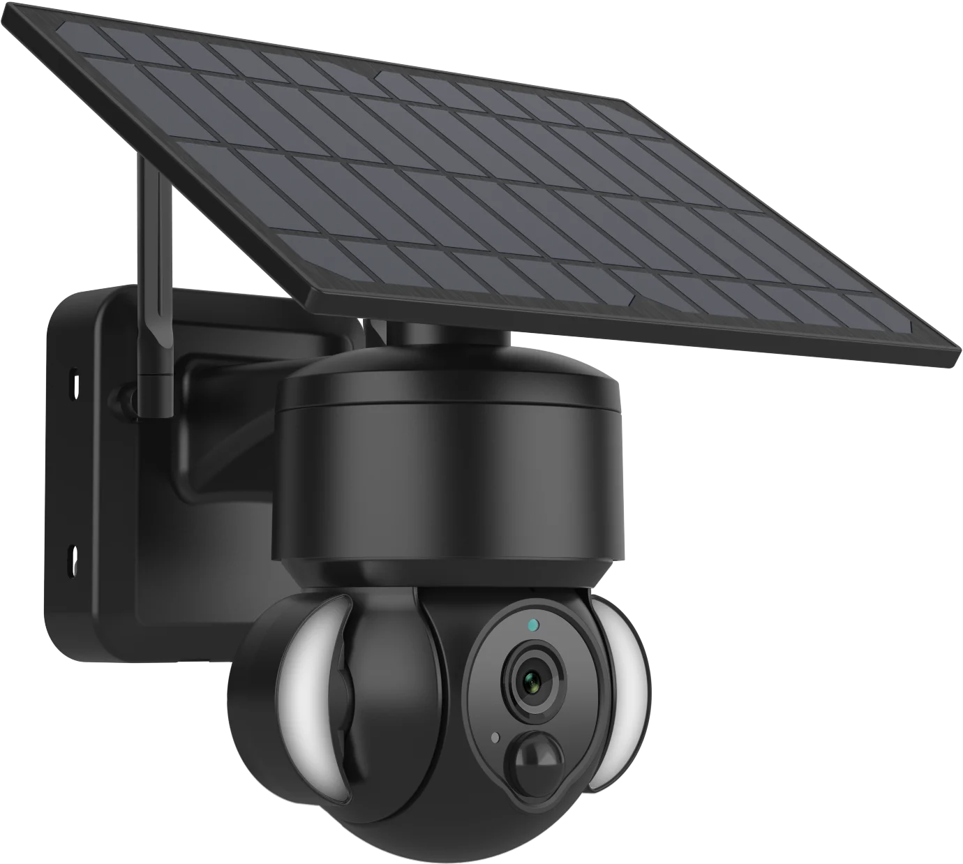 SECTEC GSM 4G SIM Card 1080P IP Floodlight WIFI Solar Panel Battery Security Camera Waterproof Outdoor PTZ CCTV Mini 4G Camera