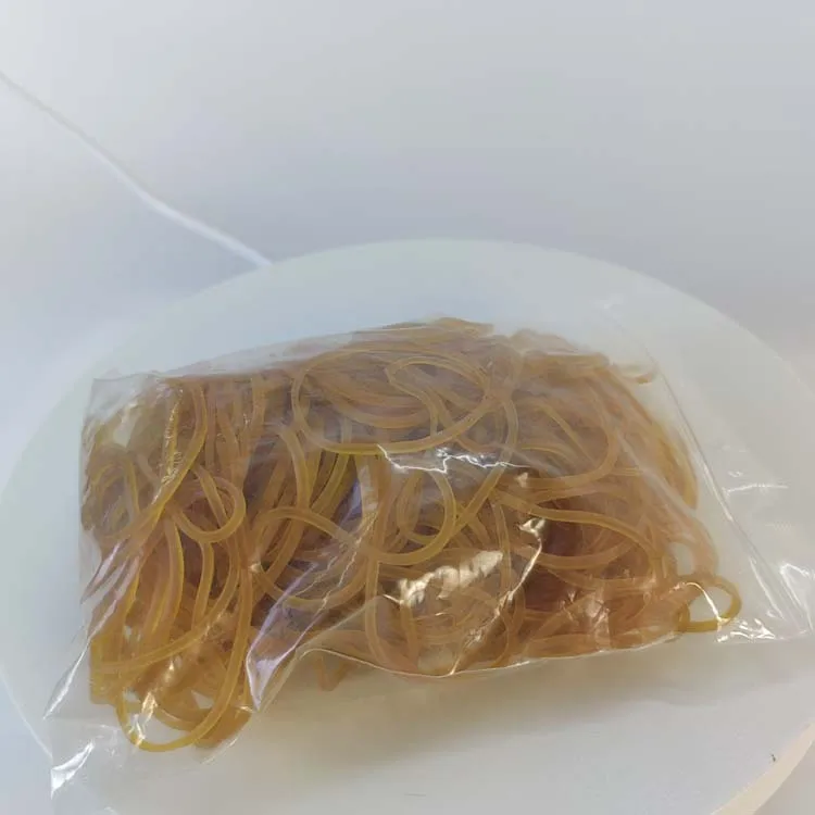 High Quality Best Selling custom Natural Yellow Elastic Rubber Bands
