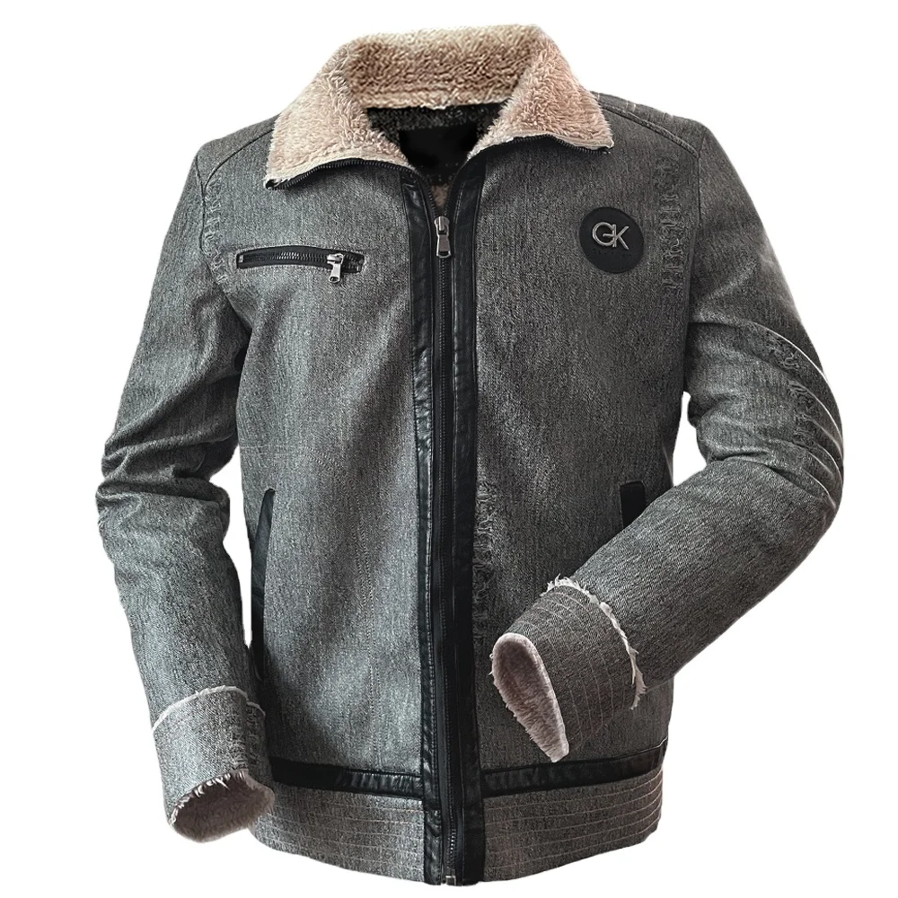 Autumn new arrival fashion winter black men motorcycle pu leather jackets for men