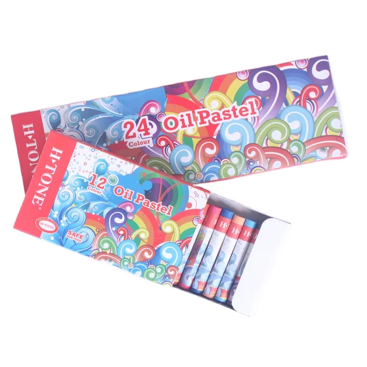 promotion kids soft pastel crayons art drawing sets for children back to school painting stationery 12/18/24 colors oil pastels