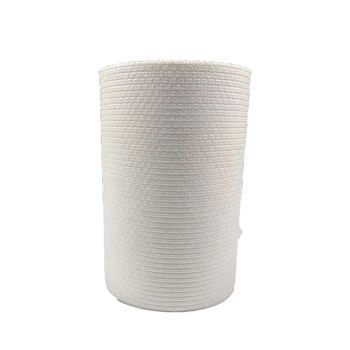 spunlace nonwoven fabric hexagonal beehive embossed pattern heavy duty industry viscose cellulose PP polypropylene