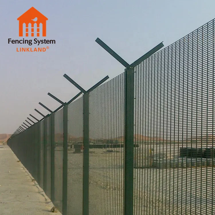 Factory Sale Clear View Galvanized 358 Anti Climb Fence High Security Prison 358 Mesh Fence Panels