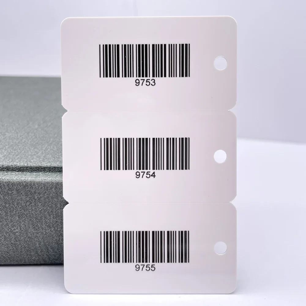 CMYK Printed Plastic Disconnect Combination Card Gift Loyalty PVC Membership Card with Barcode Numbered