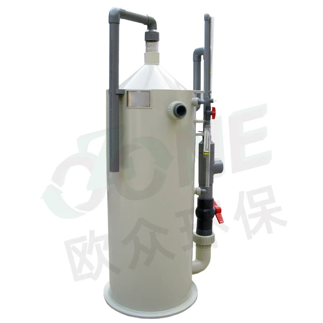 Protein skimmer for aquaculture water treatment