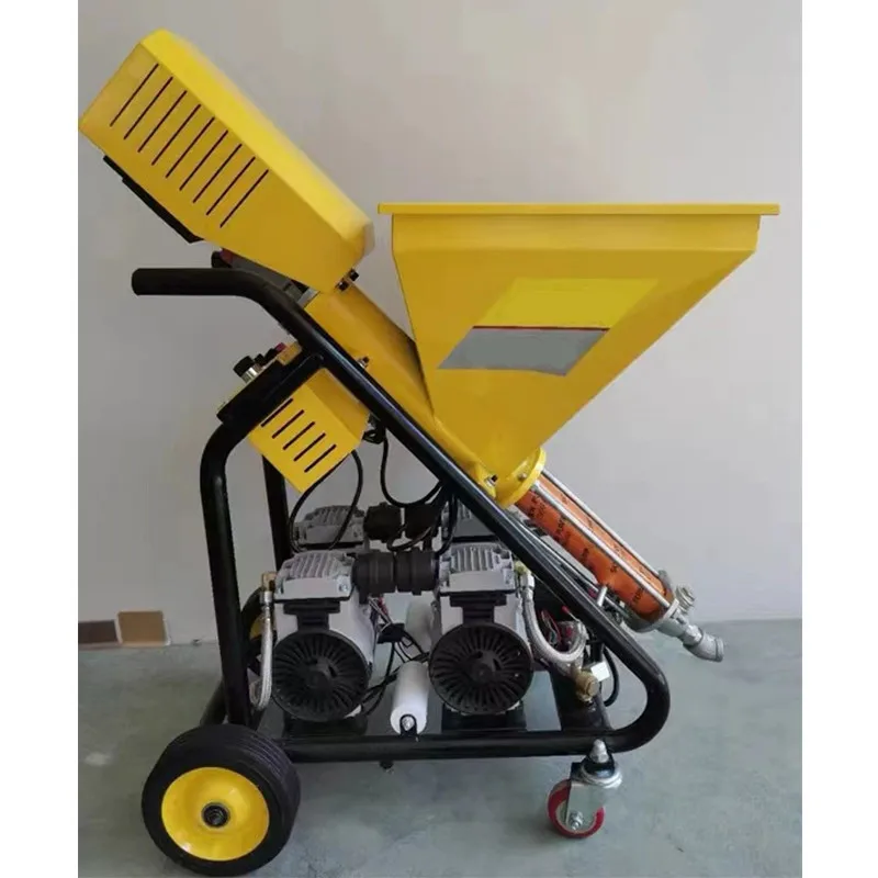 High-power Real Stone Paint Spraying Machine Fireproof Material Spraying Machine, Fireproof Mortar Spraying Machine