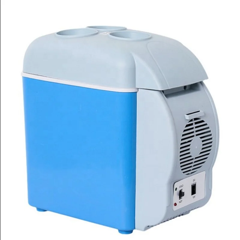 
12V 7.5L Mini Portable Car Refrigerator Freezer Multi-Function Dual-Use Cooler Warmer Thermoelectric Electric Fridge Compressor 