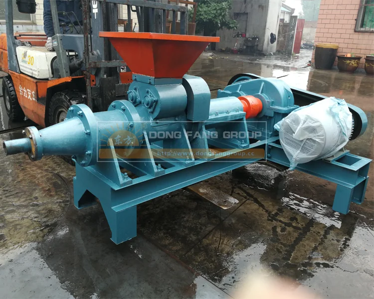 2023High quality cheap ball charcoal extruder hexagon shape long rod briquette machineachine