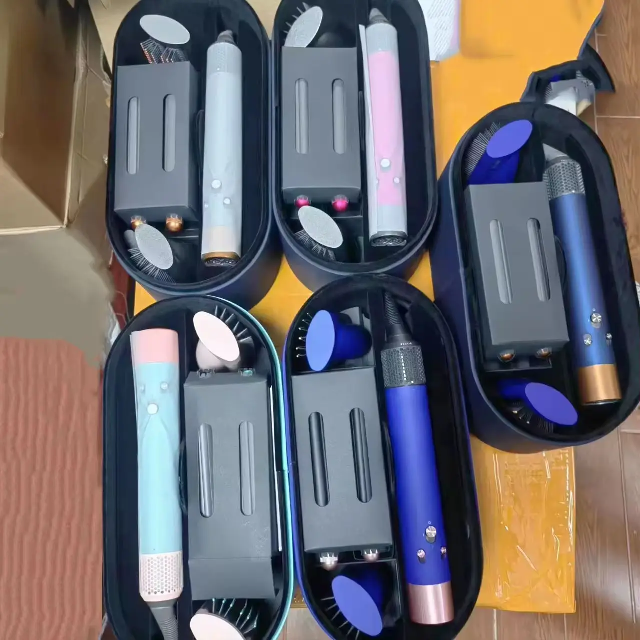 Dynew Hair Dryer Airwraps1:1 Original Dysons Hs01 Hs05 Hd08 Negative Ionic Leafless Super Hd08 Hair Dryer With 5 In 1accessories