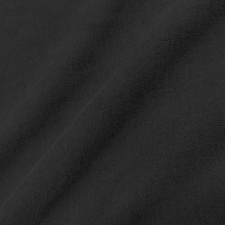 Супертяжелая 100% Органическая хлопковая трикотажная толстовка худи ткань французская махровая