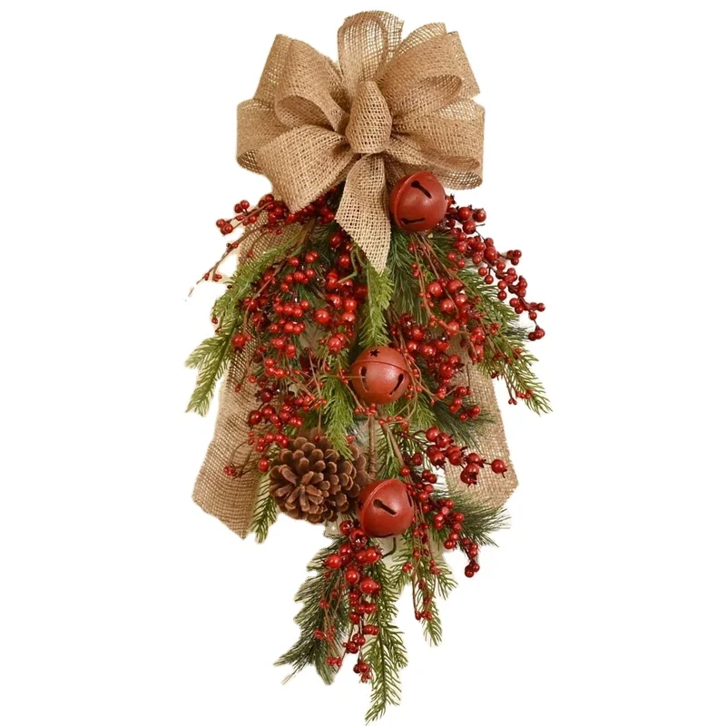 HL521011 Wholesale Ribbon Bordado Para Burlap Linen Ribbon For Flowers Decor Christmas Gift Wrapping Tree