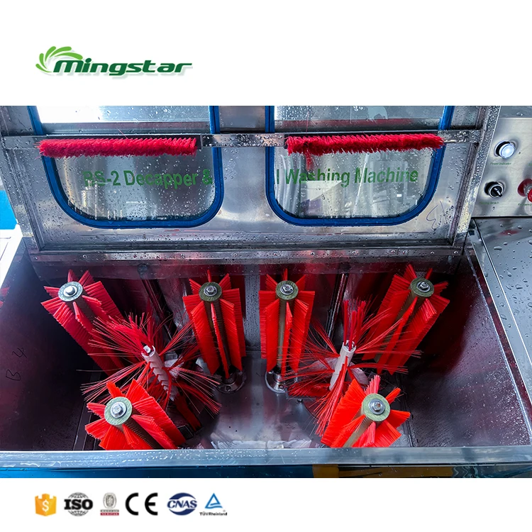 High pressure 19-20L Semi Automatic 5 gallon Water bottle washing machine bucket washing machine