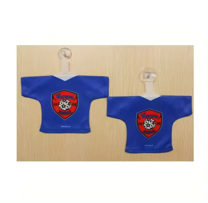Custom Design Mini Soccer T Shirt Promotional Souvenir Car Mini Soccer Jersey