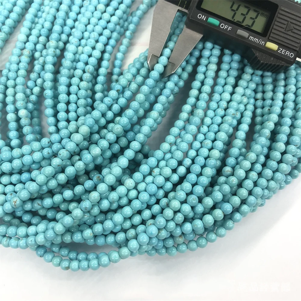 High Quality 8-16 mm Medium To Big Size Natural Blue Turquoise Loose Beads For Jewelry Beading Necklace Making